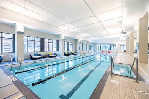 124-Mahogany Centre Centre Se, Calgary, AB - Indoor Photo Showing Other Room With In Ground Pool