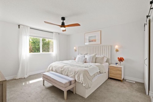 3725 Douglas Ridge Way Se, Calgary, AB - Indoor Photo Showing Bedroom
