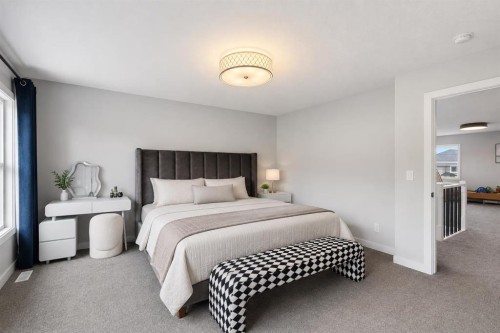 100 Crestbrook View Sw, Calgary, AB - Indoor Photo Showing Bedroom