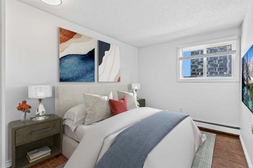 305-431 1 Avenue Ne, Calgary, AB - Indoor Photo Showing Bedroom