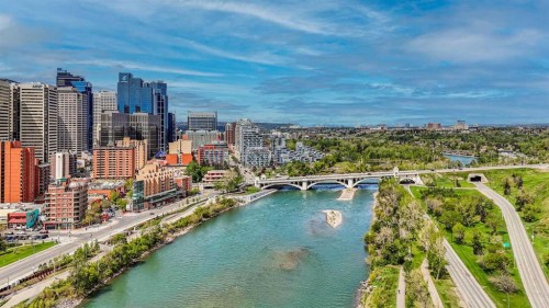 305-431 1 Avenue Ne, Calgary, AB - Outdoor With Body Of Water With View