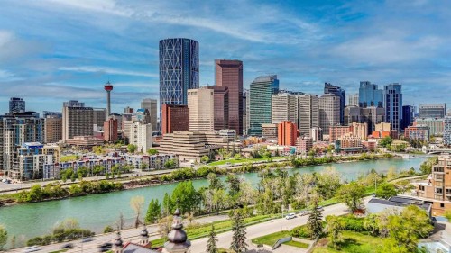 305-431 1 Avenue Ne, Calgary, AB - Outdoor With Body Of Water With View