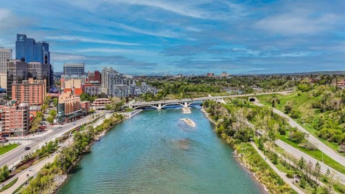 305-431 1 Avenue Ne, Calgary, AB - Outdoor With Body Of Water With View