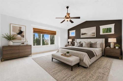 68 Auburn Sound Terrace Se, Calgary, AB - Indoor Photo Showing Bedroom