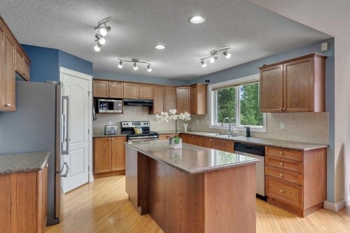 169 West Creek Boulevard, Chestermere, AB - Indoor Photo Showing Kitchen With Double Sink