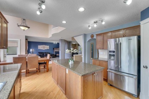 169 West Creek Boulevard, Chestermere, AB - Indoor Photo Showing Kitchen With Upgraded Kitchen
