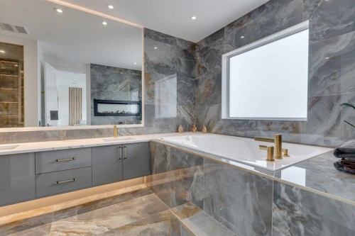 48017 Harvest Lane East, Rural Foothills County, AB - Indoor Photo Showing Bathroom