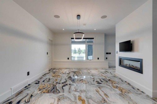 48017 Harvest Lane East, Rural Foothills County, AB - Indoor With Fireplace