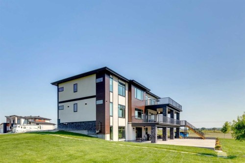 48017 Harvest Lane East, Rural Foothills County, AB - Outdoor With Balcony