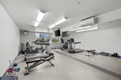 231-721 4 Street Ne, Calgary, AB - Indoor Photo Showing Gym Room