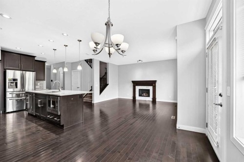469 Skyview Shores Manor Ne, Calgary, AB - Indoor Photo Showing Kitchen With Upgraded Kitchen