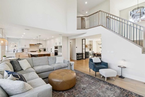 22 Patrick View Sw, Calgary, AB - Indoor Photo Showing Living Room