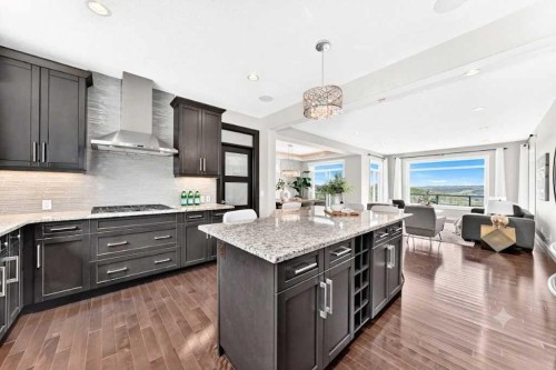 96 Cranarch Heights Se, Calgary, AB - Indoor Photo Showing Kitchen With Upgraded Kitchen