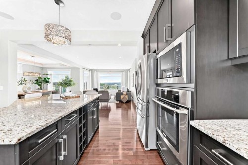96 Cranarch Heights Se, Calgary, AB - Indoor Photo Showing Kitchen With Upgraded Kitchen