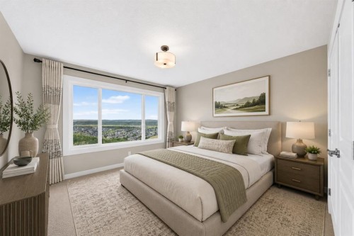 96 Cranarch Heights Se, Calgary, AB - Indoor Photo Showing Bedroom