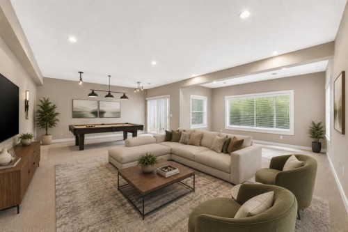 96 Cranarch Heights Se, Calgary, AB - Indoor Photo Showing Living Room