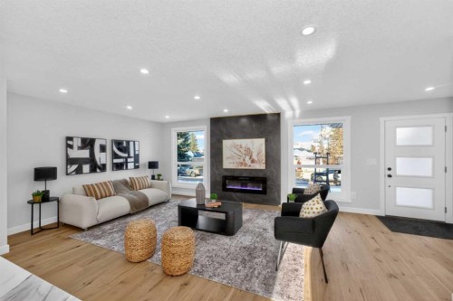 12031 Candiac Road Sw, Calgary, AB - Indoor Photo Showing Living Room