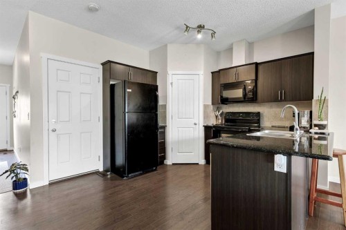 72 Copperpond Landing Se, Calgary, AB - Indoor Photo Showing Kitchen With Double Sink