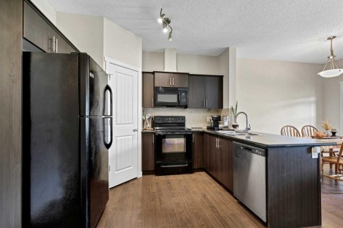 72 Copperpond Landing Se, Calgary, AB - Indoor Photo Showing Kitchen With Double Sink