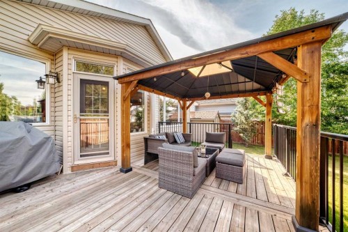 152 Chaparral Drive Se, Calgary, AB - Outdoor With Deck Patio Veranda With Exterior