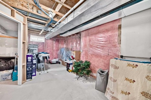 152 Chaparral Drive Se, Calgary, AB - Indoor Photo Showing Basement