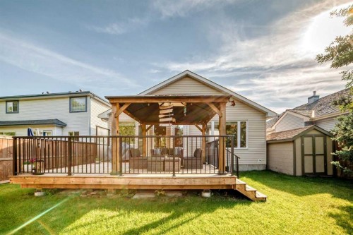 152 Chaparral Drive Se, Calgary, AB - Outdoor With Deck Patio Veranda