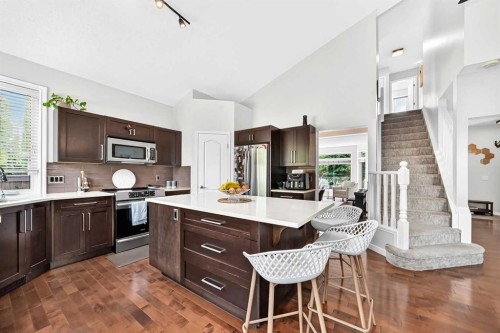 152 Chaparral Drive Se, Calgary, AB - Indoor Photo Showing Kitchen With Upgraded Kitchen