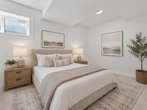 2354 7 Street Nw, Calgary, AB - Indoor Photo Showing Bedroom
