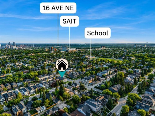2354 7 Street Nw, Calgary, AB - Outdoor With View
