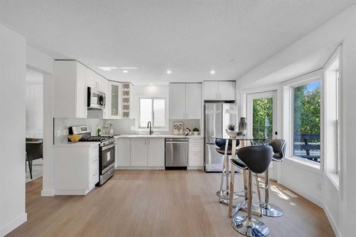 29 Douglas Glen Crescent Se, Calgary, AB - Indoor Photo Showing Kitchen With Upgraded Kitchen