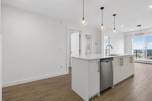 1522-265 Wolf Willow Boulevard Se, Calgary, AB - Indoor Photo Showing Kitchen With Upgraded Kitchen