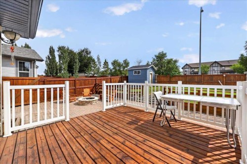 128 Cranberry Circle Se, Calgary, AB - Outdoor With Deck Patio Veranda With Exterior