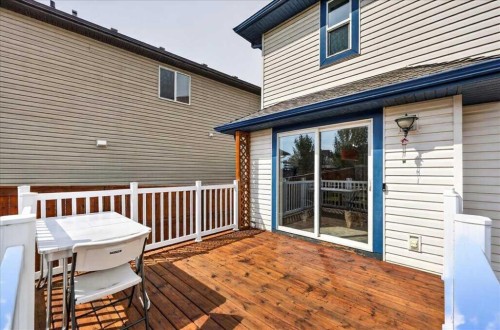 128 Cranberry Circle Se, Calgary, AB - Outdoor With Deck Patio Veranda With Exterior