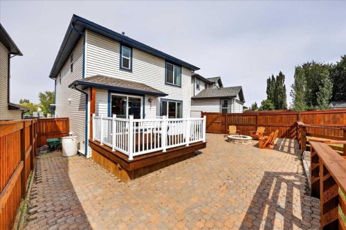 128 Cranberry Circle Se, Calgary, AB - Outdoor With Deck Patio Veranda With Exterior