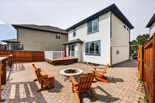128 Cranberry Circle Se, Calgary, AB - Outdoor With Deck Patio Veranda With Exterior