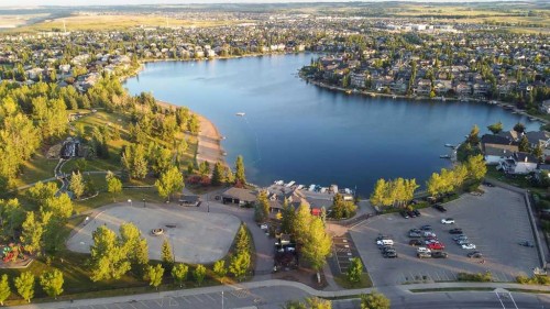 98 Chapala Grove Se, Calgary, AB - Outdoor With Body Of Water With View
