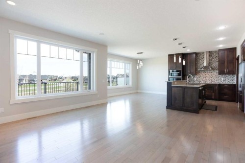 49 Cimarron Springs Circle, Okotoks, AB - Indoor Photo Showing Kitchen With Upgraded Kitchen