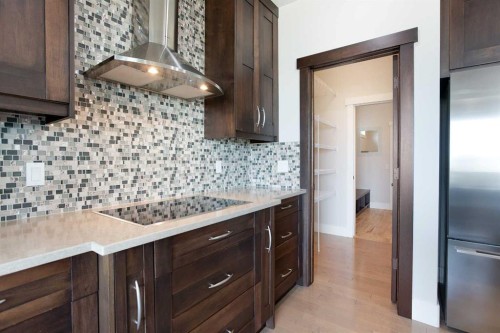 49 Cimarron Springs Circle, Okotoks, AB - Indoor Photo Showing Kitchen With Upgraded Kitchen
