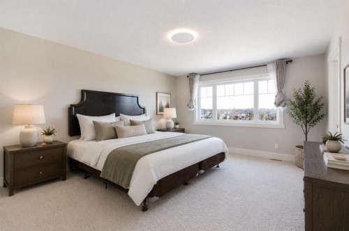 49 Cimarron Springs Circle, Okotoks, AB - Indoor Photo Showing Bedroom