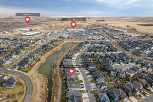49 Cimarron Springs Circle, Okotoks, AB - Outdoor With View