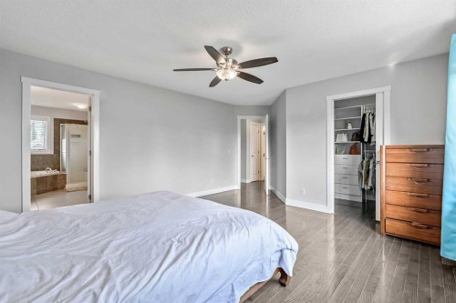 123 Cranwell Close Se, Calgary, AB - Indoor Photo Showing Bedroom
