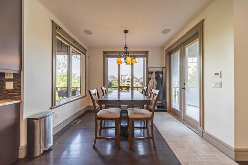 1109 Coopers Drive Sw, Airdrie, AB - Indoor Photo Showing Dining Room