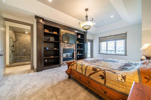1109 Coopers Drive Sw, Airdrie, AB - Indoor Photo Showing Bedroom