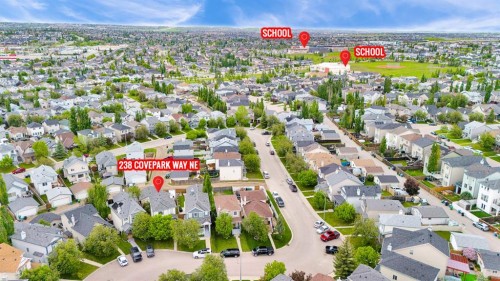 238 Covepark Way Ne, Calgary, AB - Outdoor With View