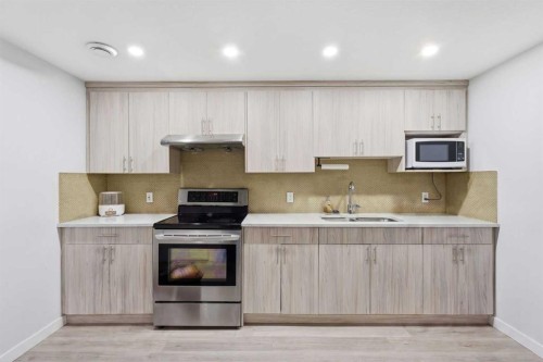 78 Red Sky Road Ne, Calgary, AB - Indoor Photo Showing Kitchen With Double Sink