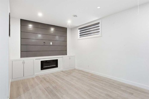 78 Red Sky Road Ne, Calgary, AB - Indoor With Fireplace