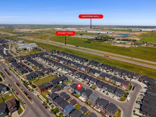 78 Red Sky Road Ne, Calgary, AB - Outdoor With View