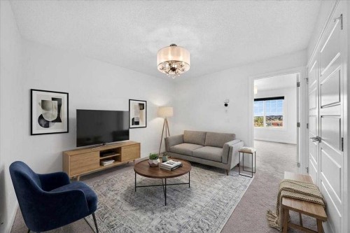 14945 1 Street Nw, Calgary, AB - Indoor Photo Showing Living Room