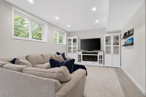 168 West Springs Close Sw, Calgary, AB - Indoor Photo Showing Living Room