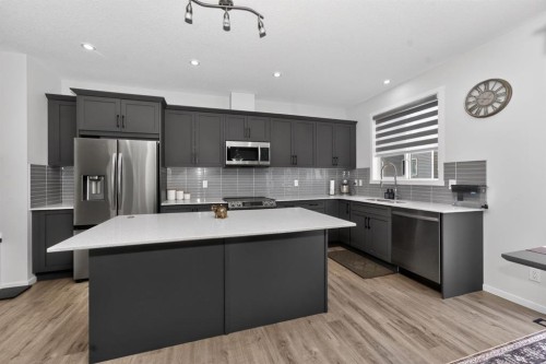 19 Cityline Heath Ne, Calgary, AB - Indoor Photo Showing Kitchen With Upgraded Kitchen
